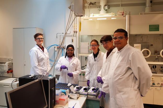 Participants at an OPCW-VERFIN laboratory enhancement course in Helsinki