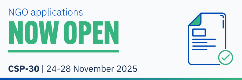 NGO Applications Now Open - CSP30